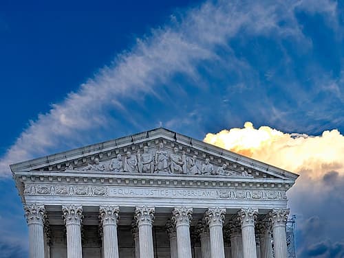US Supreme Court, Capitol Hill, Washington DC. Art Print
